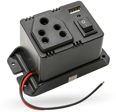 IPSIMPACT 60W 12V DC CONVERTER Worldwide Adaptor(Black)