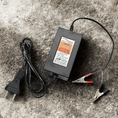 ERHIndia SMPS Charger Adapter 12v DC Battery Power 14v 2A for Bike Car UPS Inverter Unit Worldwide Adaptor(Black)