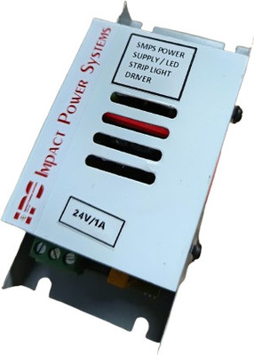 IPS Strip Light 24V LED Transformer LED Strip 1A Driver for Power Supply,24V/1A SMPS Worldwide Adaptor(White)