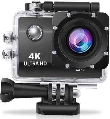 PIXEL GoPro Action camera GoPro Action Camera 4k20MP Wifi 30M Waterproof Action Camera Sports DV Sports and Action Camera(Black, 20 MP)