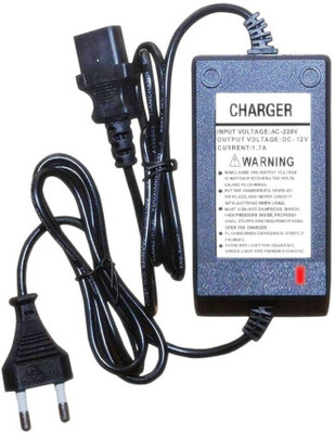 BALRAMA 12 Volt 1.7 Amp SMPS Battery Charger Agriculture Battery Sprayer Pump Adapter Worldwide Adaptor(Black)