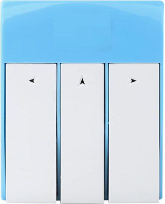 jihaan 3 in 1 Adapter Multi Plug with 3 Sockets with 3 Individual 3  Socket Extension Boards(Blue, 0 m)