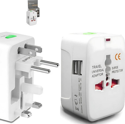 GDs Store Universal Travel Adapter Worldwide Adaptor(Multicolor)