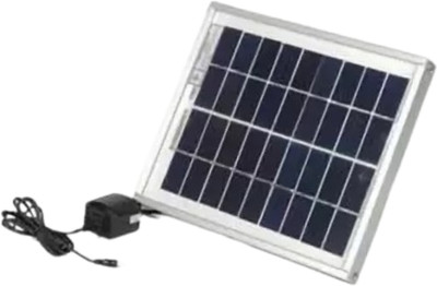 SOLAR UNIVERSE INDIA Solar Mobile Charging Kit Solar Panel (5W)&5 Pins for Lanterns Worldwide Adaptor(Black, Silver)