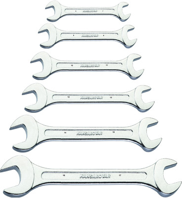 Mansarovar MSK021 MSK021 Double Sided Open End Wrench(Pack of 6)