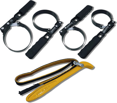 4MECH 4-Ring Filter Wrench+PK-FB, Professional Tool Double Sided Combination Wrench(Pack of 5)
