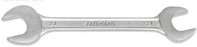 FREEMANS Chrome Vanadium Steel Double Open Ended Spanners DS2123 set of two pcs FREEMANS Double Open End Spanner 21x23 Double Sided Open End Wrench(Pack of 2)