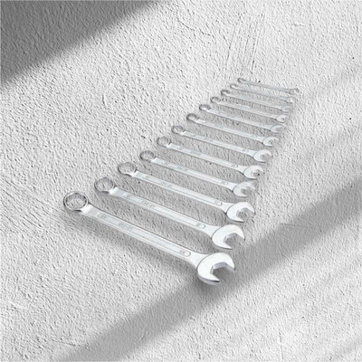 YZOT High Quality WR_077 12pc set Double Sided Combination Wrench(Pack of 12)
