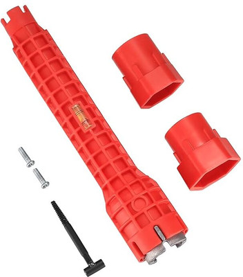 AS TOOL CENTER 8-in-1 Multifunction Sink Installer Wrench for Toilet Bowl/Sink/Bathroom/Kitchen Plumbing Wrench Double Sided Socket Wrench(Pack of 1)