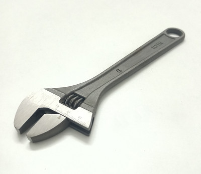 TOM Heavy Duty Hardened 8 Inch Adjustable Wrench Single Sided Combination Wrench(Pack of 1)