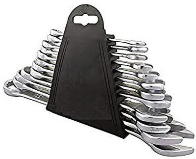 DHATRI TOOLS 12 PCS COMBINATION SPANNER RACK 6MM TO 20 MM Double Sided Combination Wrench(Pack of 1)