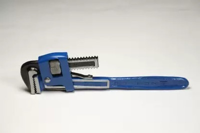 De Neers DN_1273-12_PIPE_WRENCH_2PCS Pipe Wrenches Stillson Pattern (42mm) Opening Capacity Single Sided Pipe Wrench Single Sided Pipe Wrench(Pack of 2)