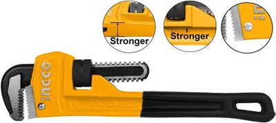 INGCO 14 Inch 14 Inch Single Sided Pipe Wrench(Pack of 1)