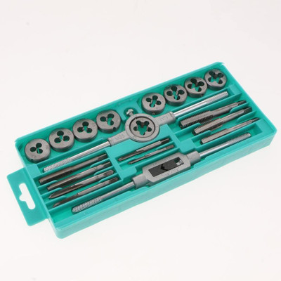 Flemigo 20Pcs Alloy Steel Screw Tap Die Set with Adjustable Wrench Twisted Hand Tools 20Pcs M3-M12 Tap And Die Set Metric Wrench Threading Tool Single Sided Flare Nut Wrench(Pack of 20) Flemigo 20Pcs Alloy Steel Screw Tap Die Set with Adjustable Wrench Twisted Hand Tools 20Pcs M3-M12 Tap And Die Set Metric Wrench Threading Tool Single Sided Flare Nut Wrench(Pack of 20)