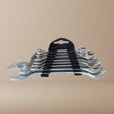 Aldeco Heavy-Duty 8PC Spanner Wrench Set – Chrome Vanadium Steel Double Sided Open End Wrench(Pack of 8)