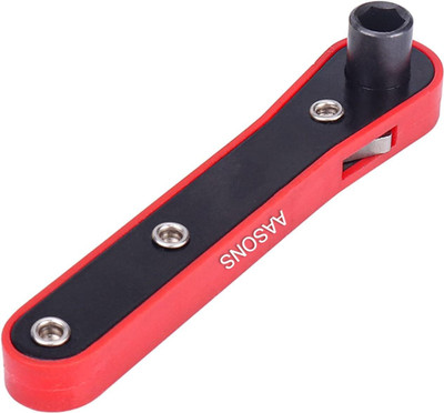 AASONS 1/4sd Hex Mini Screwdriver Socket Ratchet Handle Quick Change Reverse Hand Tool AASONS Single Sided Rachet Wrench(Pack of 1)