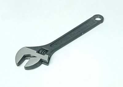 TOM Heavy Duty Hardened 8 Inch Adjustable Phosphated Venus Single Sided Combination Wrench(Pack of 1)