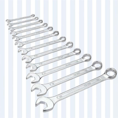 YZOT High Quality WR_118 12pc set Double Sided Combination Wrench(Pack of 12)