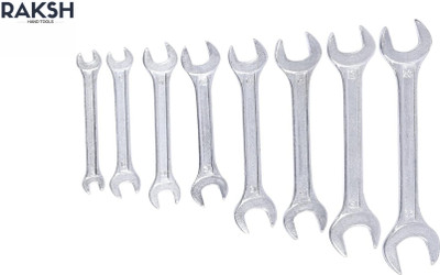 08W & 02WC Combination Hand Tool Kit | 8 Pieces Combination Doule Sided Spanner Set & 2 Pieces Wire Cutter Double Sided Combination Wrench(Pack of 8)