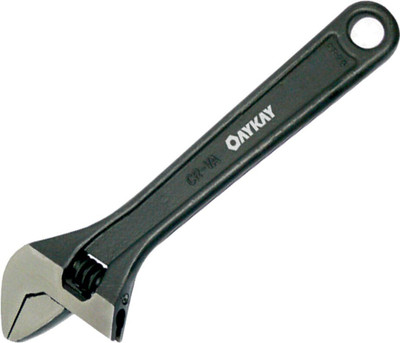 Oaykay Ok-1856.12 12 inch Adjustable Wrench Single Sided Open End Wrench(Pack of 1)