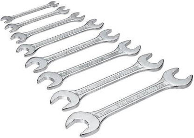 Toolhub 8Pcs Wrench Set Double Sided Open End Wrench(Pack of 8)
