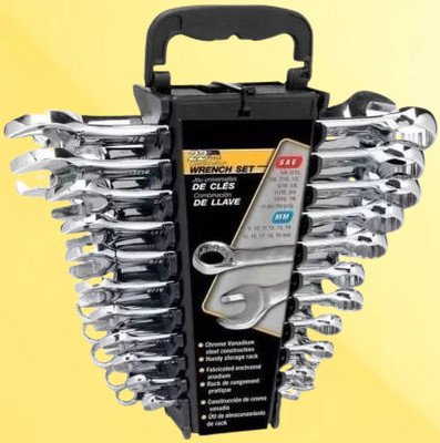 ANTOOLS 12 PC Wrench Set 0I1 12 PC Wrench Set 0I1 Double Sided Combination Wrench(Pack of 12)