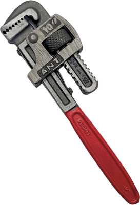 Syntex 10 Inch Heavy Duty Pipe Wrench for Plumbing & Industrial Use 10 Inch Heavy Duty Pipe Wrench for Plumbing & Industrial Use Single Sided Pipe Wrench(Pack of 1)