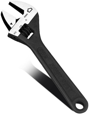vertair Adjustable Wrench 8 inch Single Sided Open End Wrench Adjustable Wrench 8 inch Single Sided Open End Wrench Single Sided Open End Wrench(Pack of 1)