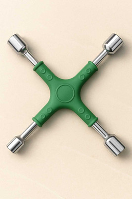 Snomex 4-Way Universal Cross Wrench for Garage, Car, and Workshop Use_S06 Multi-Size Cross Wheel Wrench_Smx-01 Single Sided Lug Wrench(Pack of 1)