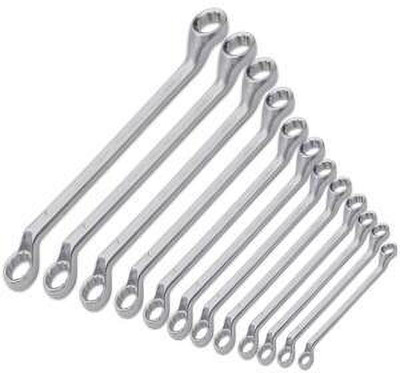 B K Jagan and Co Venus Shallow Offset Ring Spanner Set VMRS-8 (Ring Set) Venus VMRS-8 Offset Ring Spanner Set Double Sided Star Box Wrench(Pack of 1)