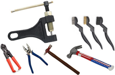 Digital Craft Combo of 6 Items Bicycle Chain Pin Remover Bike Link Breaker Splitter MTB Cycle Repair Tool Bicycle Chain Puller Link Extractor Cycling Repair Single Sided Speciality(Pack of 1) Digital Craft Combo of 6 Items Bicycle Chain Pin Remover Bike Link Breaker Splitter MTB Cycle Repair Tool Bicycle Chain Puller Link Extractor Cycling Repair Single Sided Speciality(Pack of 1)