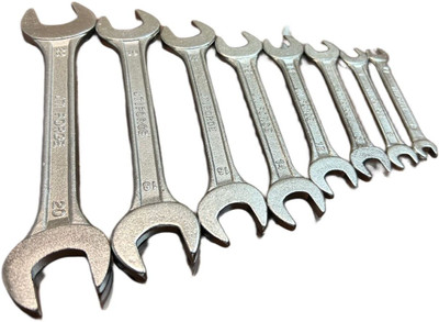 JHALANI EXPERT 12/08 8pcs Double Ended Open Wrench Double Sided Open End Wrench(Pack of 1)