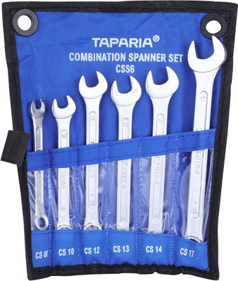 shiv store CSS6 TAPARIA CSS6 spanner set Double Sided Combination Wrench (Pack of 6) Double Sided Combination Wrench(Pack of 6)
