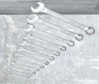 YZOT High Quality WR_041 12pc set Double Sided Combination Wrench(Pack of 12)