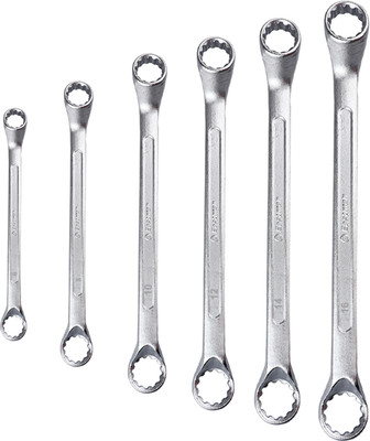 EASTMAN E-2007_KIT-07-60SD Eastman Bi-Hexagonal Ring Spanners Metric Size Double Sided Box End Wrench(Pack of 6)