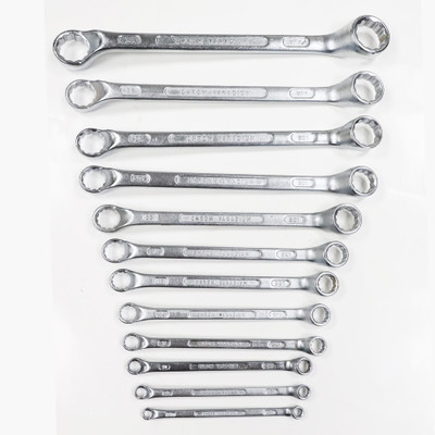 Oaykay 1507.90.0X Ring Spanners Shallow Offset No. 13 with Color Box Double Sided Box End Wrench(Pack of 1)