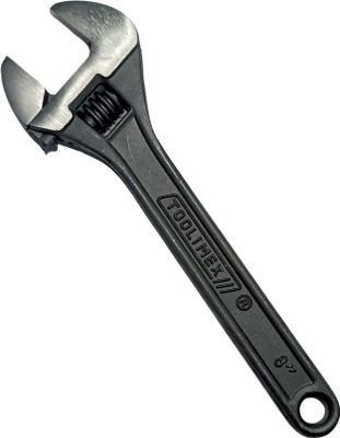 Syntex Adjustable Wrench 8 Inch Drop Forged Spanner for Plumbing & DIY Tools Adjustable Wrench 8 Inch Drop Forged Spanner for Plumbing & DIY Tools Single Sided Open End Wrench(Pack of 1)