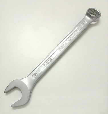 TOM 32 mm CRV Hardened and Tempered Double Sided Combination Wrench(Pack of 1)