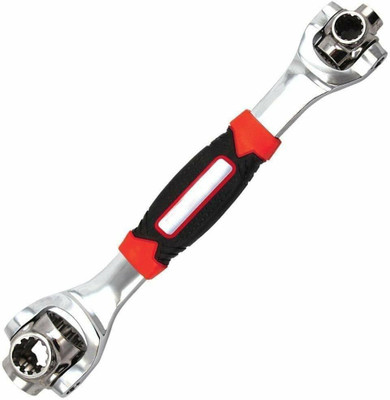 Atmiya Creation Multi Function Universal tools Wrench spanner set adjustable set kit Spline Bolts tool kit Torx 360 Degree 6-Point Tiger socket wrench set Car Hand Tools ring spanner set 48-in-1 Universal Tiger Wrench Double Sided opner Spanner Double Sided Socket Wrench (Pack of 1) Multi Function U Atmiya Creation Multi Function Universal tools Wrench spanner set adjustable set kit Spline Bolts tool kit Torx 360 Degree 6-Point Tiger socket wrench set Car Hand Tools ring spanner set 48-in-1 Universal Tiger Wrench Double Sided opner Spanner Double Sided Socket Wrench (Pack of 1) Multi Function U