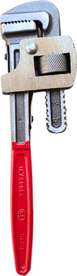 TOVILLA Heavy Duty 10 Inch Pipe Wrench, Plumbing Tool, Adjustable Spanner, Rench, Adjustable Wrench Spanner, 250mm Single Sided Pipe Wrench(Pack of 1)