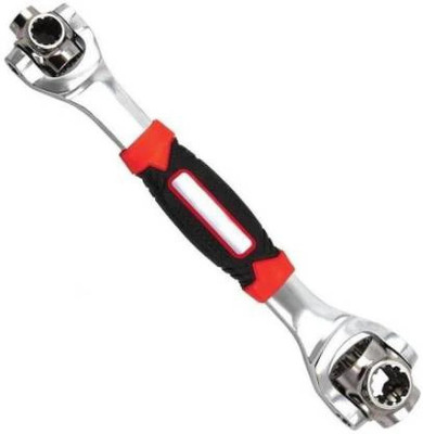 SUMMEREX Advanced and Good-looking 48-in-1 Universal Tiger Wrench + Snap N Grip Spanner Handy tools socket wrench set Wrench spanner Spline Bolts Torx 360 Degree 6-Point Tiger Wrench Car Hand Tools 48-in-1 Universal Tiger Wrench + Snap N Grip Spanner Handy Wrench Spline Bolts Torx 360 Degree 6- Adju