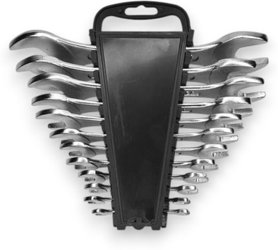 BForge Double Open End Spanner set 12 piece Double Sided Open End Wrench(Pack of 12)