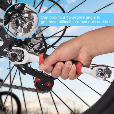 Fulkiza Tiger Wrench-2 Multifunctional Universal Adjustable Socket Wrench Spanner Tool Double Sided Socket Wrench(Pack of 1)