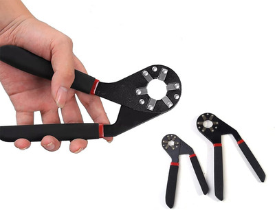 arthasya 14 in 1 Wrenches Multi-Function Adjustable Bionic Pier Spanner Repair Hand Tool Round Head Wrench by Logger Head Tools Double Sided Bionic Wrench(Pack of 2)