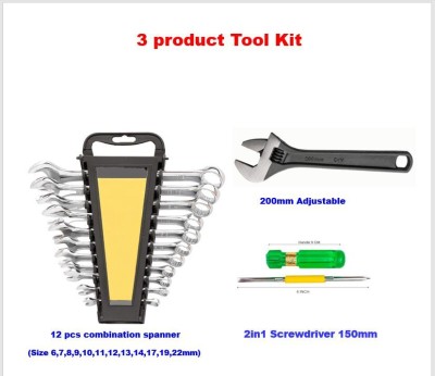 parth PRT12CM3ST PRT12CM3ST Double Sided Combination Wrench(Pack of 3)