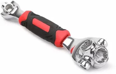 KP2 Multi-Function Socket Wrench 48Tools In One with 360Degree Rotating Spline Bolts 6-Point, 12-Point, and Any Size Standard or Metric (Socket Wrench) Double Sided Socket Wrench(Pack of 1) KP2 Multi-Function Socket Wrench 48Tools In One with 360Degree Rotating Spline Bolts 6-Point, 12-Point, and Any Size Standard or Metric (Socket Wrench) Double Sided Socket Wrench(Pack of 1)