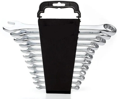 Aldeco Heavy-Duty 12pc Metric Spanner Set – Precision-Forged Steel Wrenches Double Sided Combination Wrench(Pack of 12)