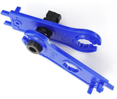 BALRAMA 1 Pair MC4 Plastic Spanner Wrench Solar Tool Connect & Disconnect Wire Connector PV System MC4 Panel Connector Disconnect Wrench Cutting Spanner Tool Set of 2pcs Wire Cutter