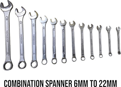 TAPARIA CSS12 CSS12 Double Sided Combination Wrench(Pack of 12)