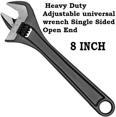 REIOENT Adjustable 8 inch Single Sided Open End Wrench garage, workshop plumbing Single Sided Open End Wrench(Pack of 1)